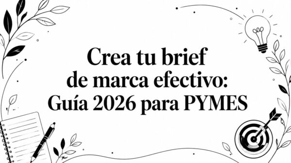 Crea tu brief de marca efectivo: Guía 2026 para PYMES