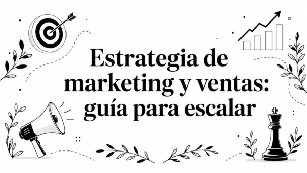 Estrategia de marketing y ventas: guía para escalar