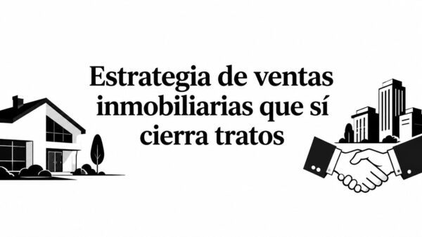 Estrategia de ventas inmobiliarias que sí cierra tratos