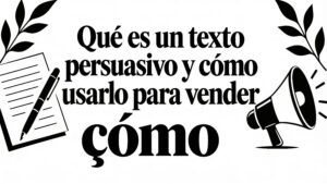 Que es un texto persuasivo y como usarlo para vender