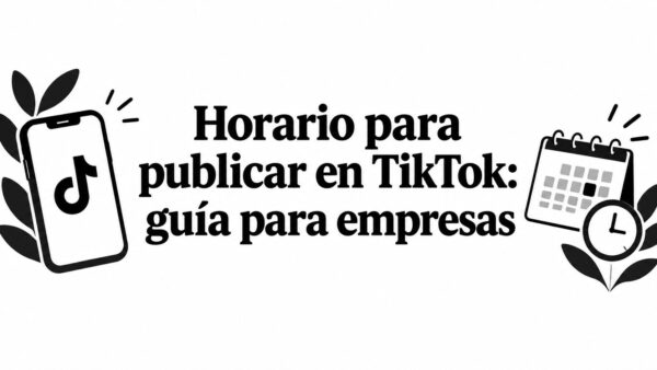 Horario para publicar en TikTok: guía para empresas