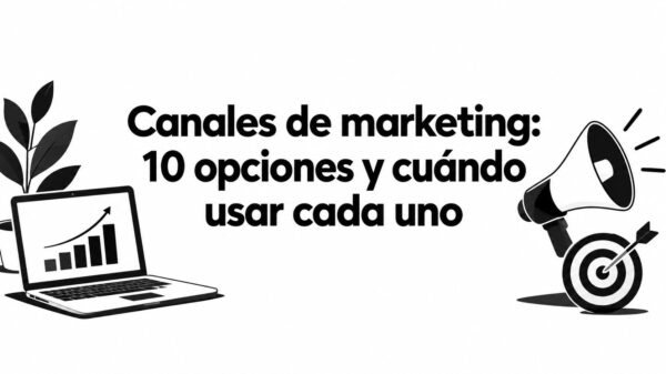Canales de marketing: 10 opciones y cuándo usar cada uno