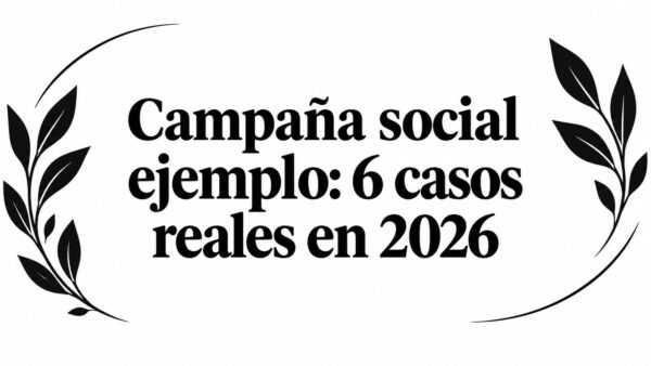 Campaña social ejemplo: 6 casos reales en 2026
