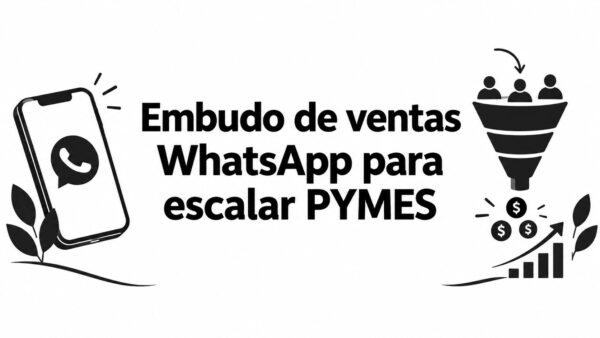 Embudo de ventas WhatsApp para escalar PYMES